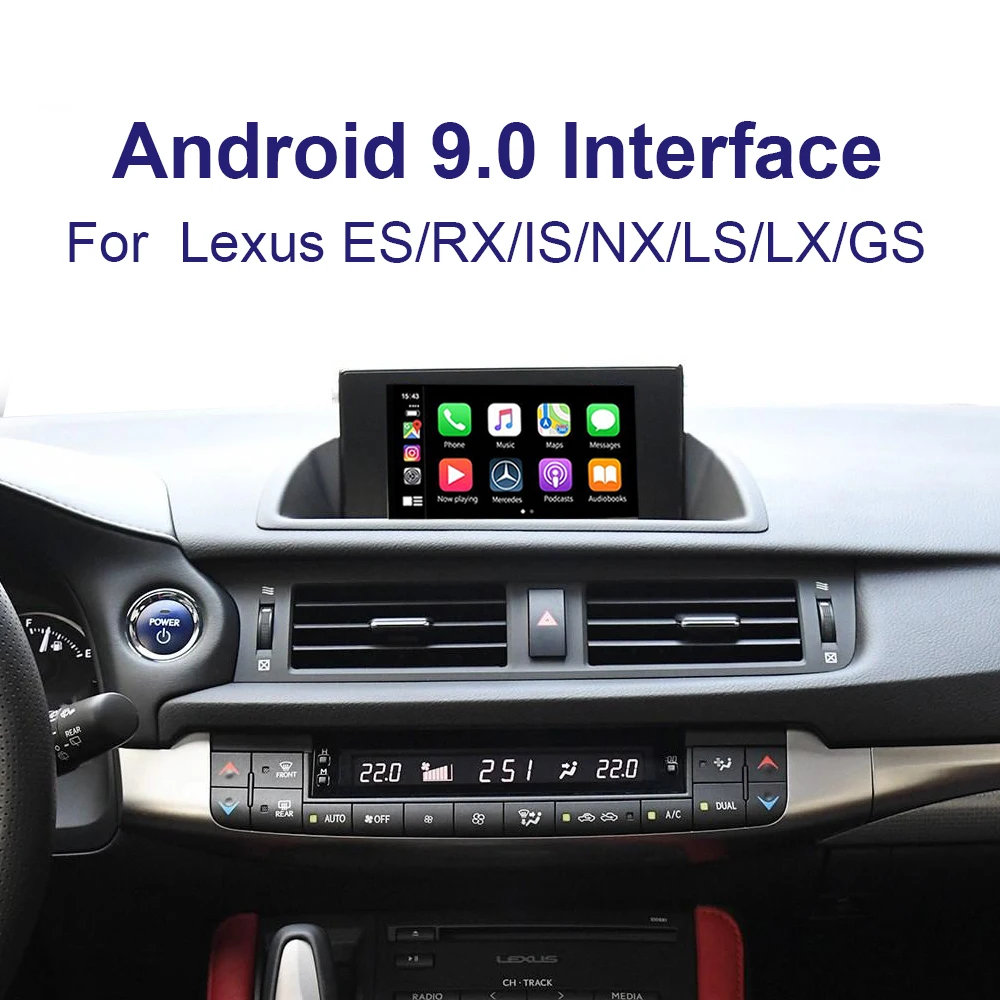 

Android System Car Radio Player Video Interface for2016-2018Lexus CT CT200h RX450 RX35 GPS Navigation Multimedia Interface Box