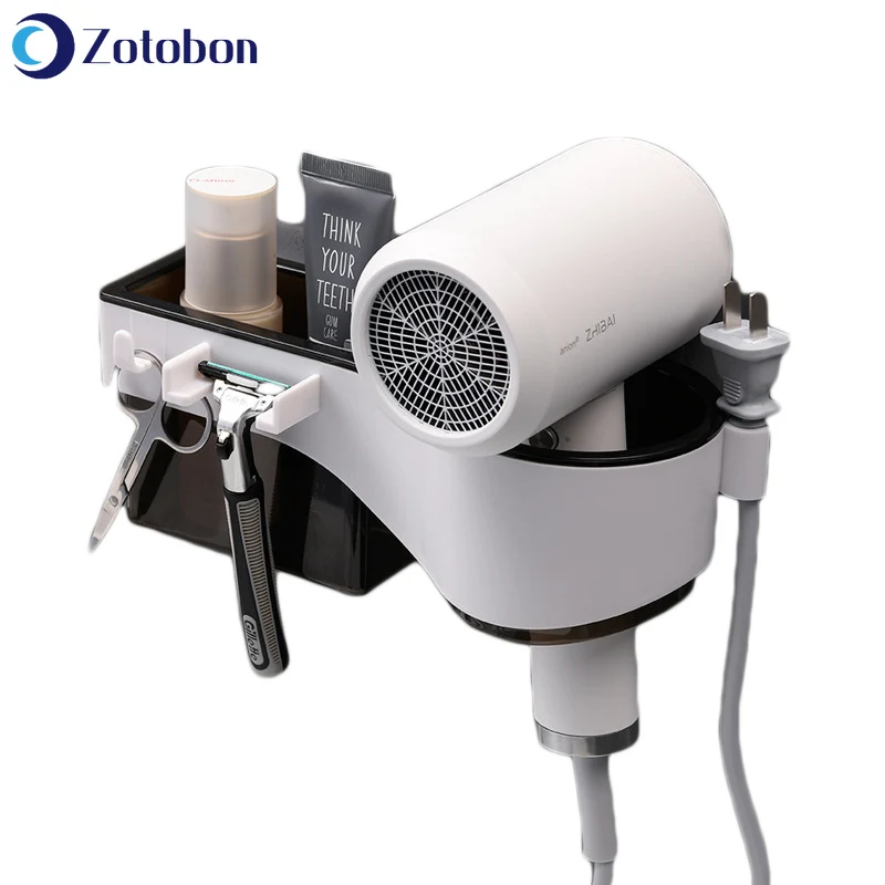 ZOTOBON стеллаж для сушки волос из АБС-пластика настенный держатель выпрямителя