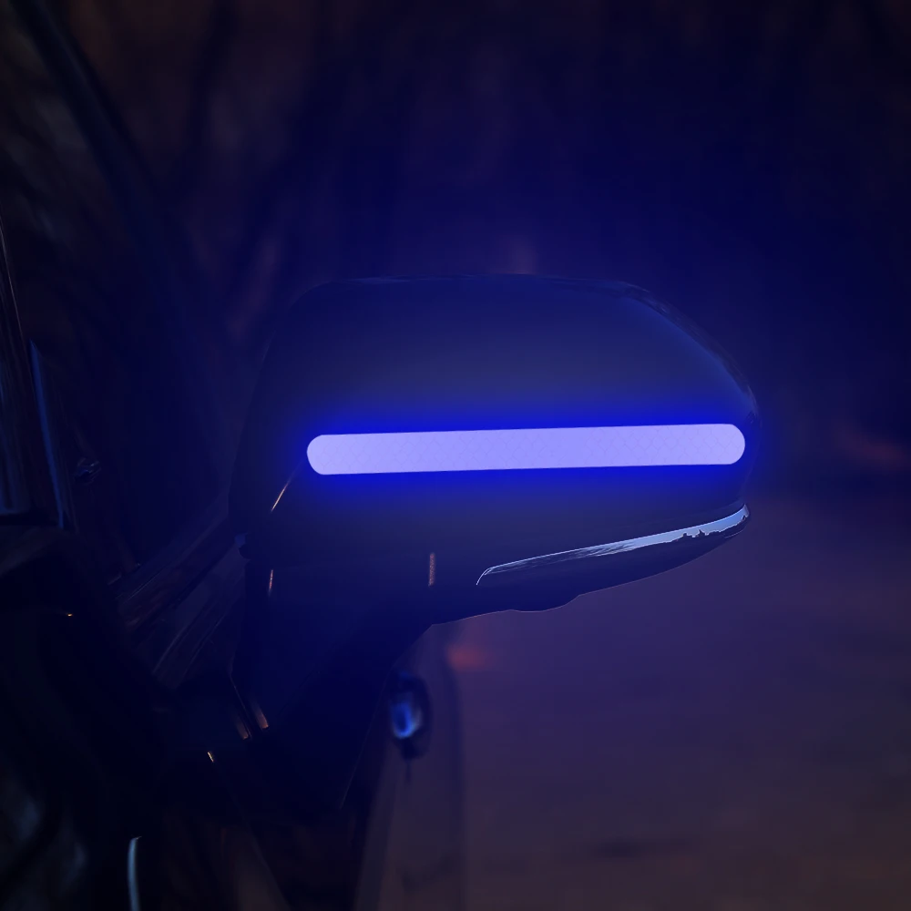 Автомобильная наклейка на зеркало заднего вида Светоотражающая для KIA Rio Sorento