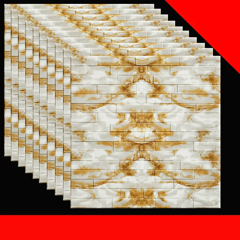 

Wall Stickers 3D Brick Home Decor Wall Covering PE foam Waterproof for Living Room Bedroom Kids Room DIY Wallpaper