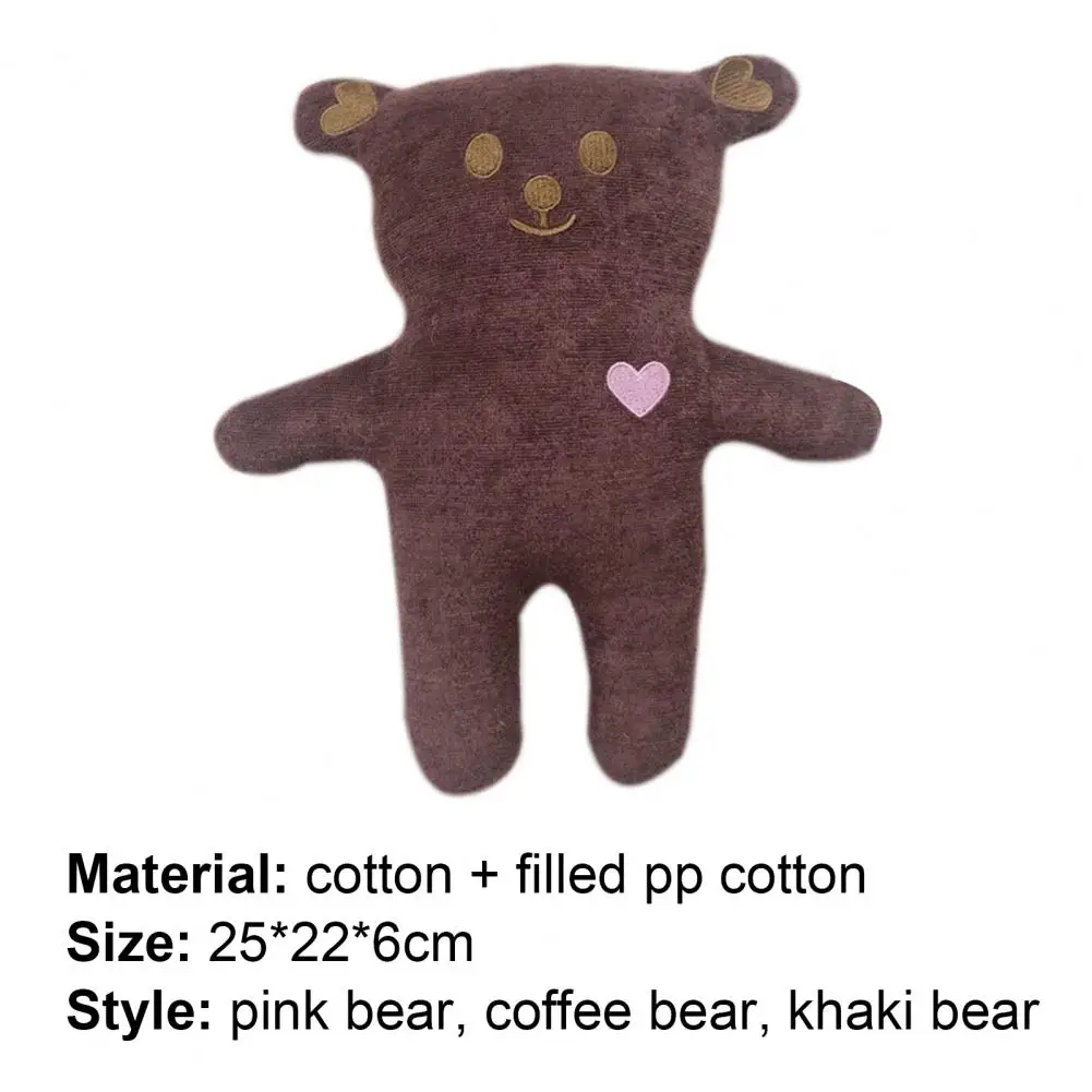 

Cute Plush Toy Heart Bear Kids Comfort Toys PP Cotton Hugging Pillow Stuffed Animals for Home