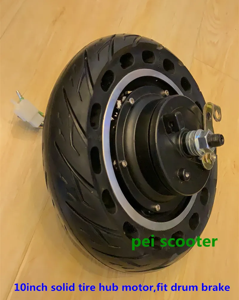 

10 дюймов 10 дюймов колесо пневматического грузоподъёмника двойной оси с колесным двигателем с барабанным тормозом phub-10ddm