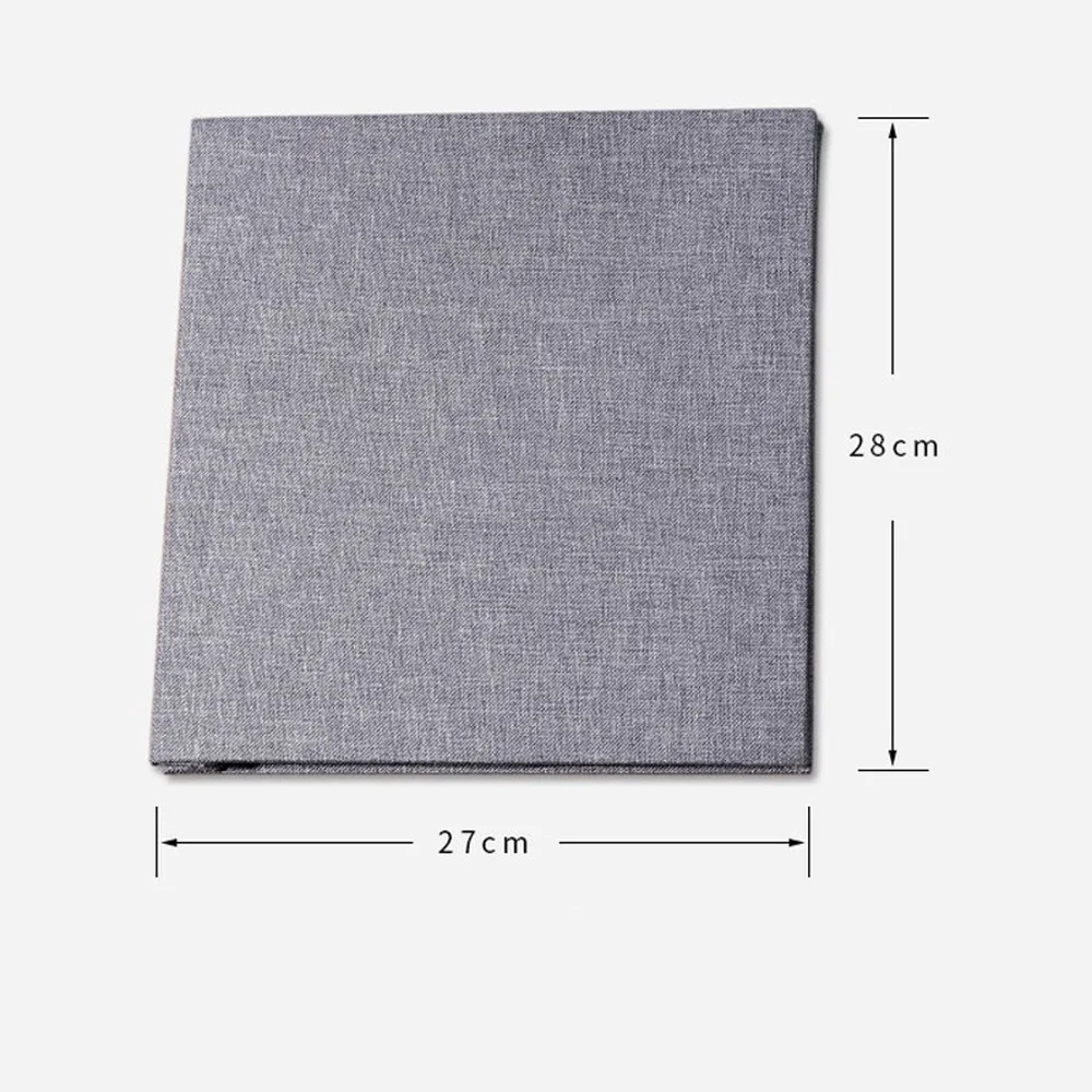 

New Linen 16inch DIY Photo Album Lovers Birthday Gift Wedding Photos Baby Photo Ablum Scrapbook Paper Crafts Albums Sticky Wy418