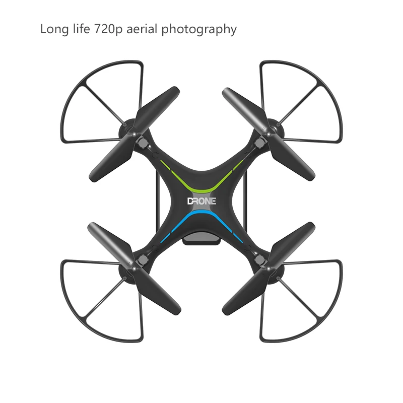 Дрон для аэрофотосъемки игрушки черный и белый долгий срок службы четыре оси
