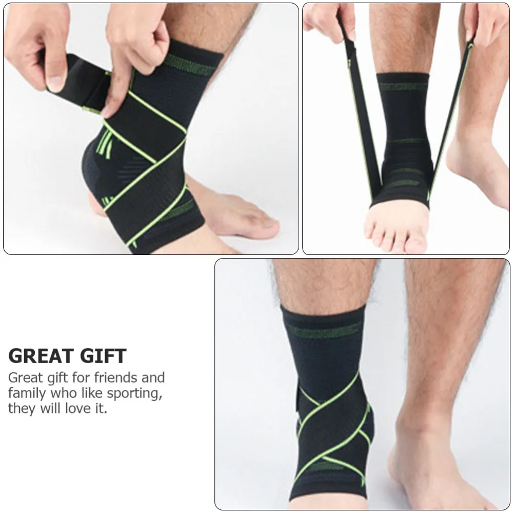 

Basketball Running Ankle Brace Ankle Support Adjustable Ankle Guard Size