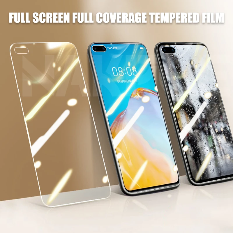 Защитное стекло 9D для Huawei P30 P40 Lite E экрана Nova 8 7 6 SE 7i 5 5i 5T 4 4E 3 3E пленка из