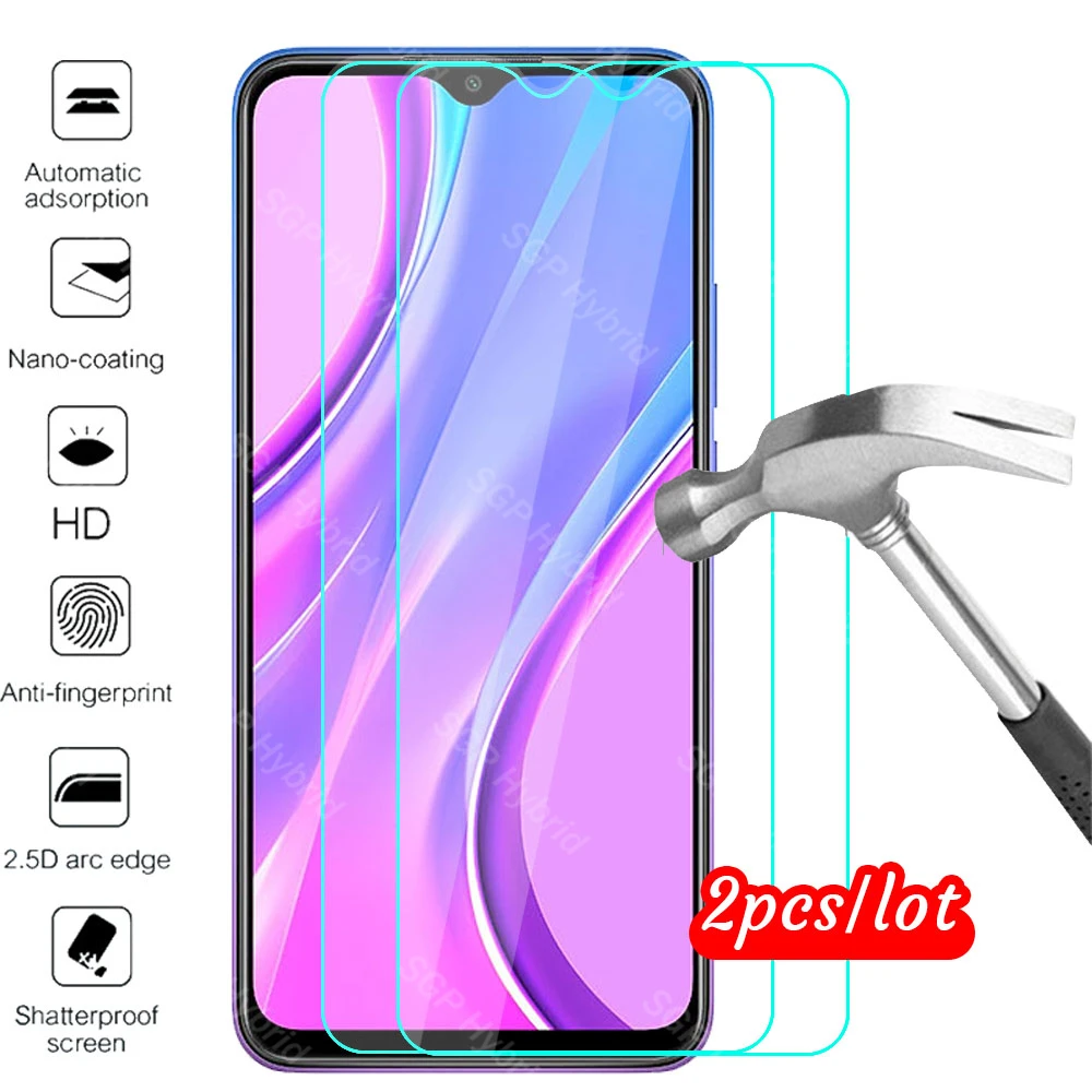 

2pcs protective glass on redmi 9 glass for xiaomi redmi 9 redmi9 screen protector film xiomi xaomi xiami redmi 9 tremp glas 6.53