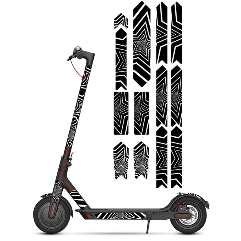 

Светоотражающие наклейки в новом стиле, светоотражающие наклейки для ночной безопасности для скейтборда, электрического скутера, светоотр...