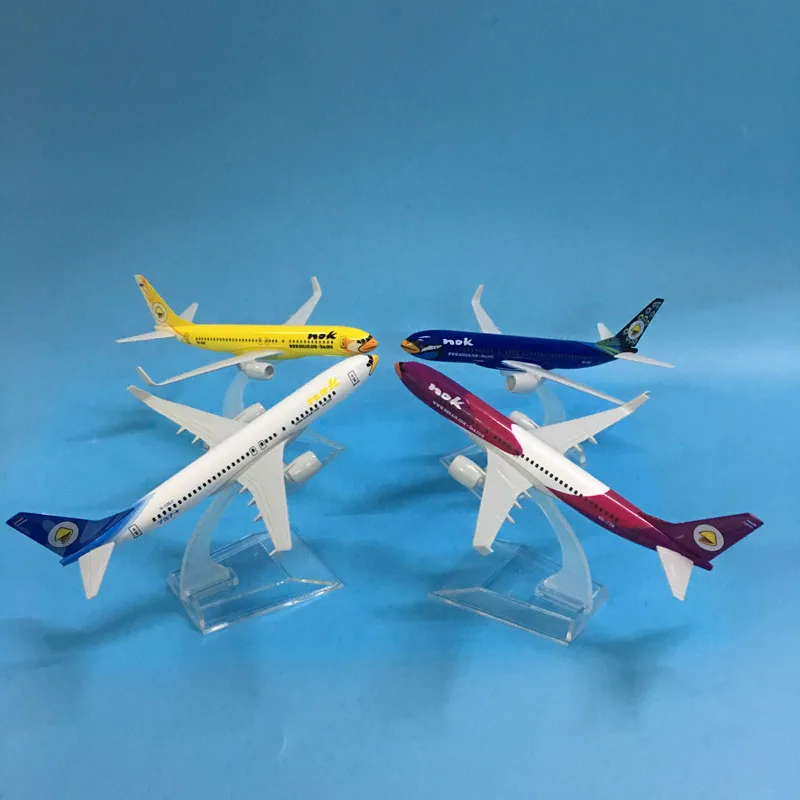 16 см сплав металла тайский NOK B737 Air Airlines Boeing 737 Airways модель самолета l w стенд самолет