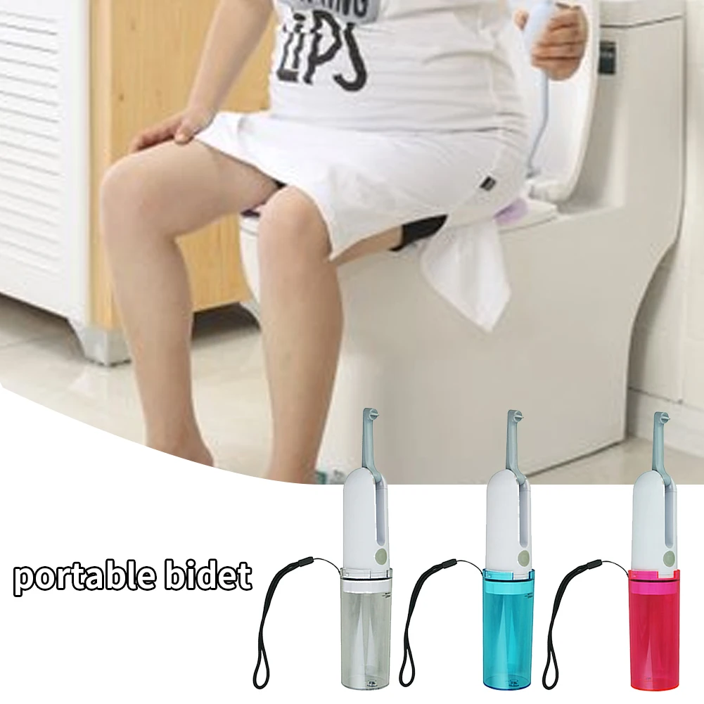 

230ml USB Charging Hygiene Clean White Silicone Travel Handheld Electric Two Speed Portable Bidet Toilet Sprayer Washing