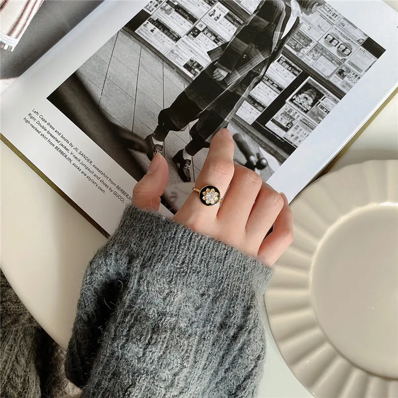 RUIYI реальные 925 стерлингового серебра новый симпатичный минималистский 18K золото