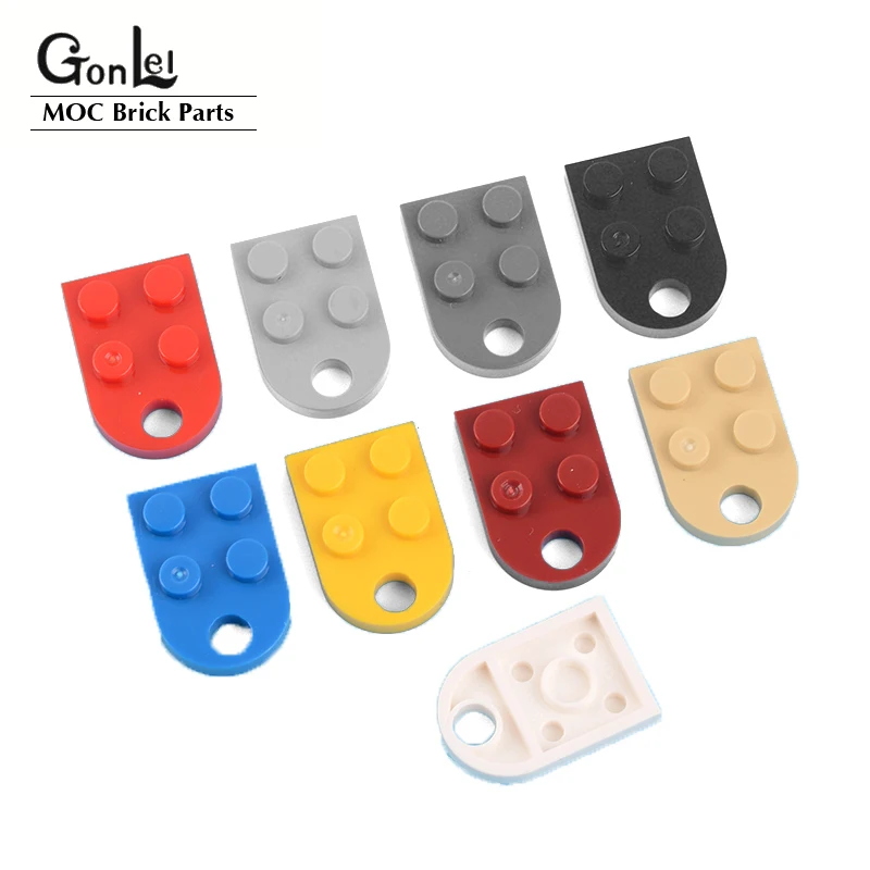 Детали MOC для конструктора 20 шт./лот 3176 пластина специальные строительные блоки 3x2