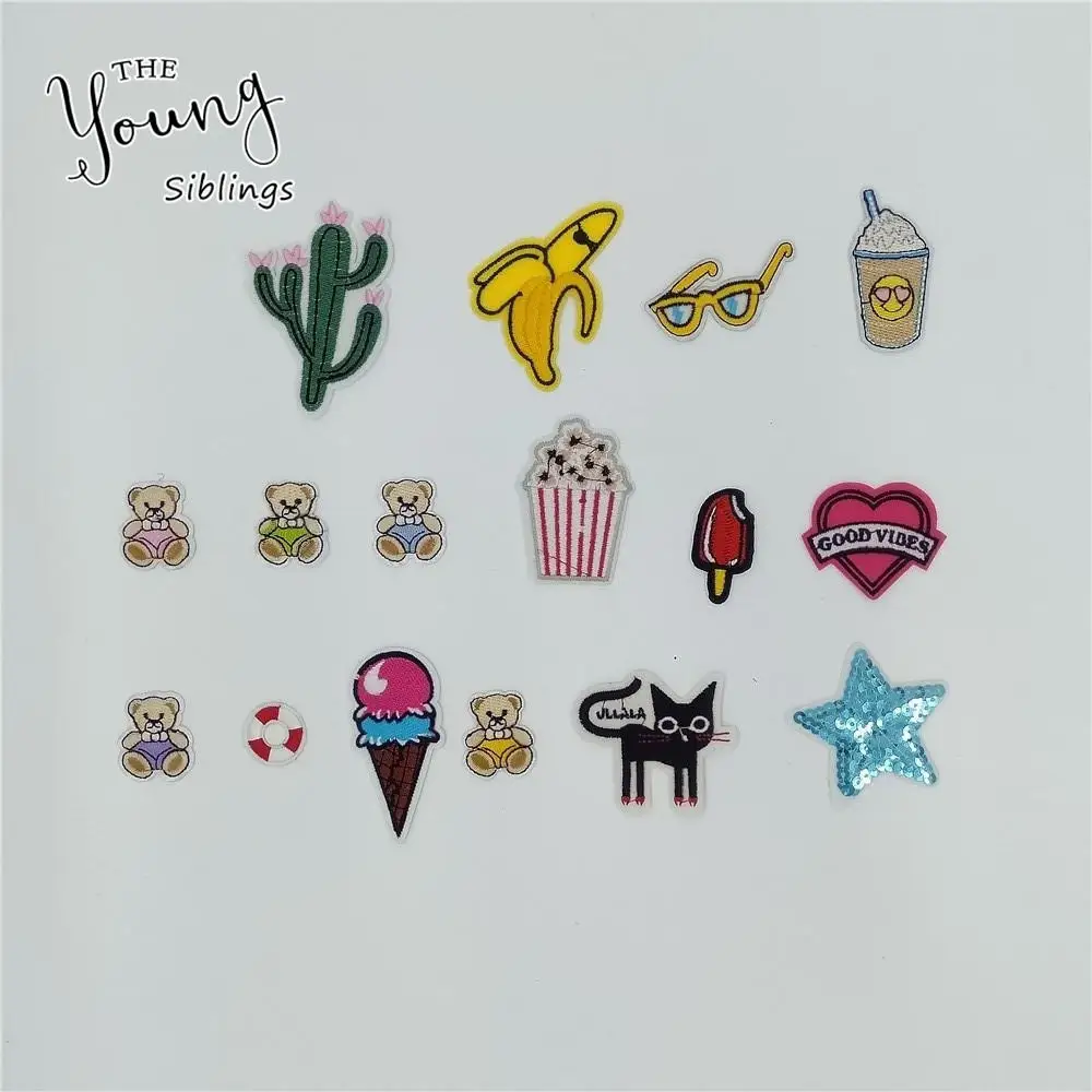 Лидер продаж вышивка медведя из мультфильма детские наклейки сделай сам шитье