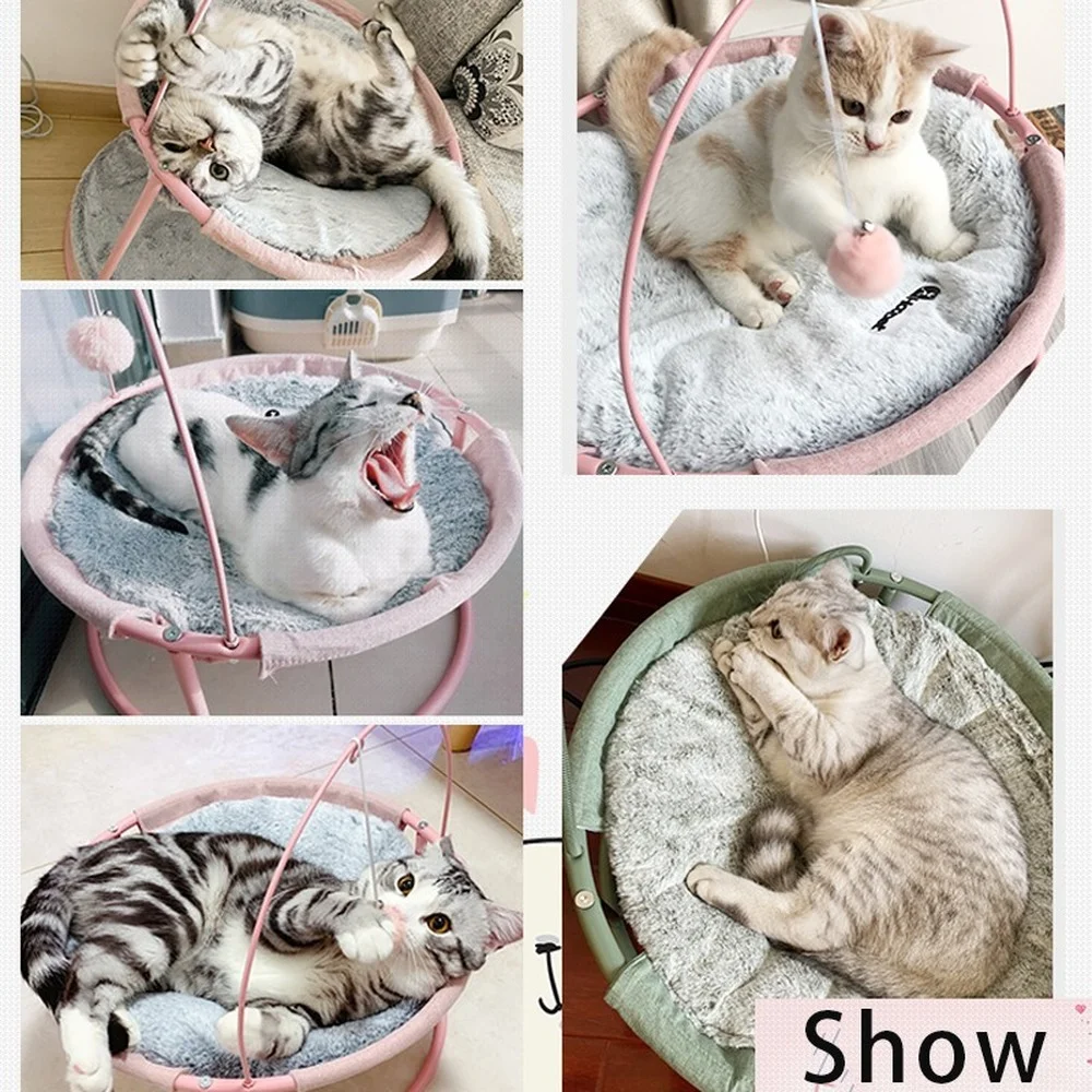 shuangmao pet cat bed removable cats house beds for lounger small dog bed kitten window winter warm cute sleeping mats products free global shipping