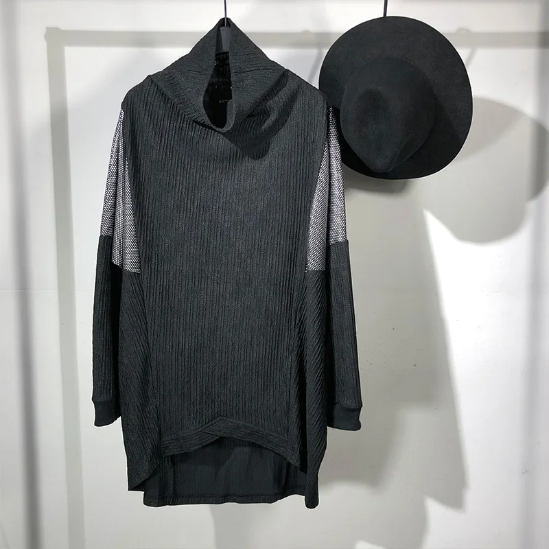 

Owen seak Для мужчин толстовки Для Мужчин's пуловер с воротником "хомут" осень высокая уличная одежда толстовка с капюшоном в стиле хип-хоп, сужаю...