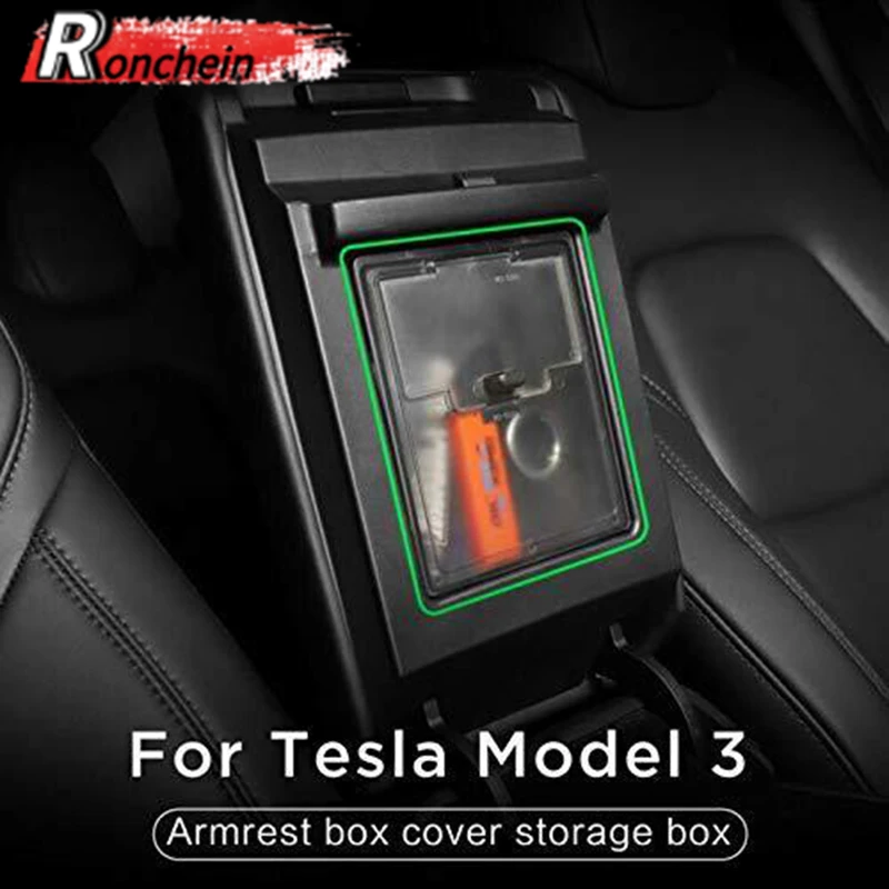 Подлокотник RONCHEIN для хранения аксессуаров Tesla Model 3 автоматический контейнер