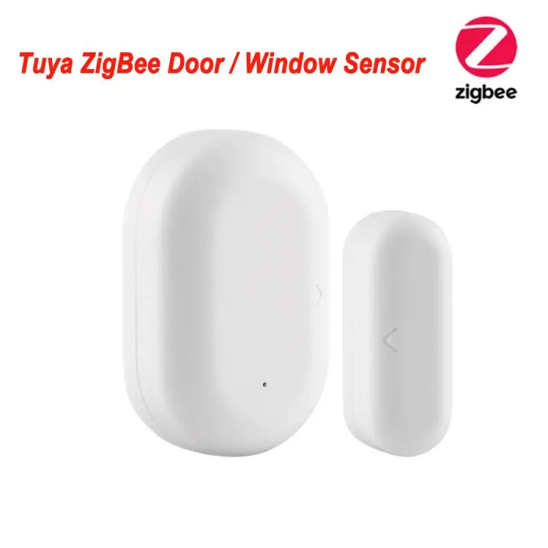 

Датчик двери ZigBee Tuya, смарт-детекторы открытия/закрытия дверей, управление через приложение Smartlife, для окон и ворот, гаджеты для умного дома