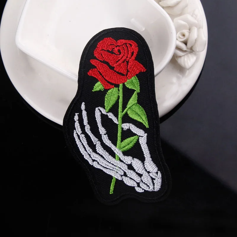 Нашивка Prajna в стиле панк байкерские термоклейкие нашивки для одежды вышитые на