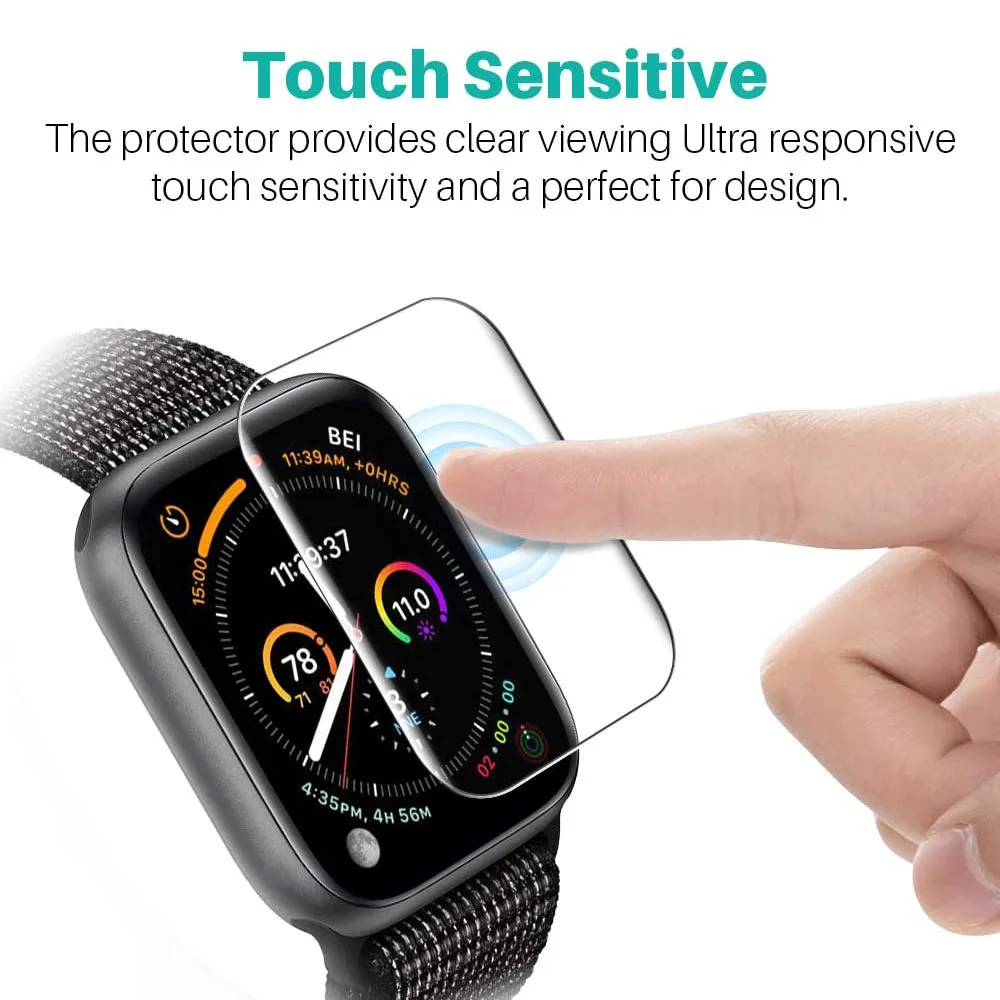 Защитная пленка для Apple Watch Series 6 5 4 3 2 1 SE iwatch 44 мм 40 42 38 10 шт.|Защита экрана часов| |