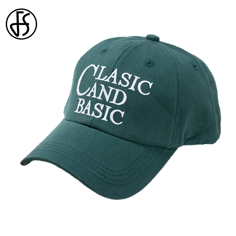 FS 2022 Новая зеленая коричневая брендовая бейсбольная кепка для женщин и мужчин