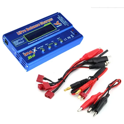 B6 with T Plug Зарядное устройство Cabzty iMax B6/B6AC 80 Вт 6A модель Li-Po/Li-Fe/Ni-MH/Li-lon/Ni-Cd/PB Зарядное устройство T вилка+ 12V5A адаптер питания - Цвет: B6 with T Plug
