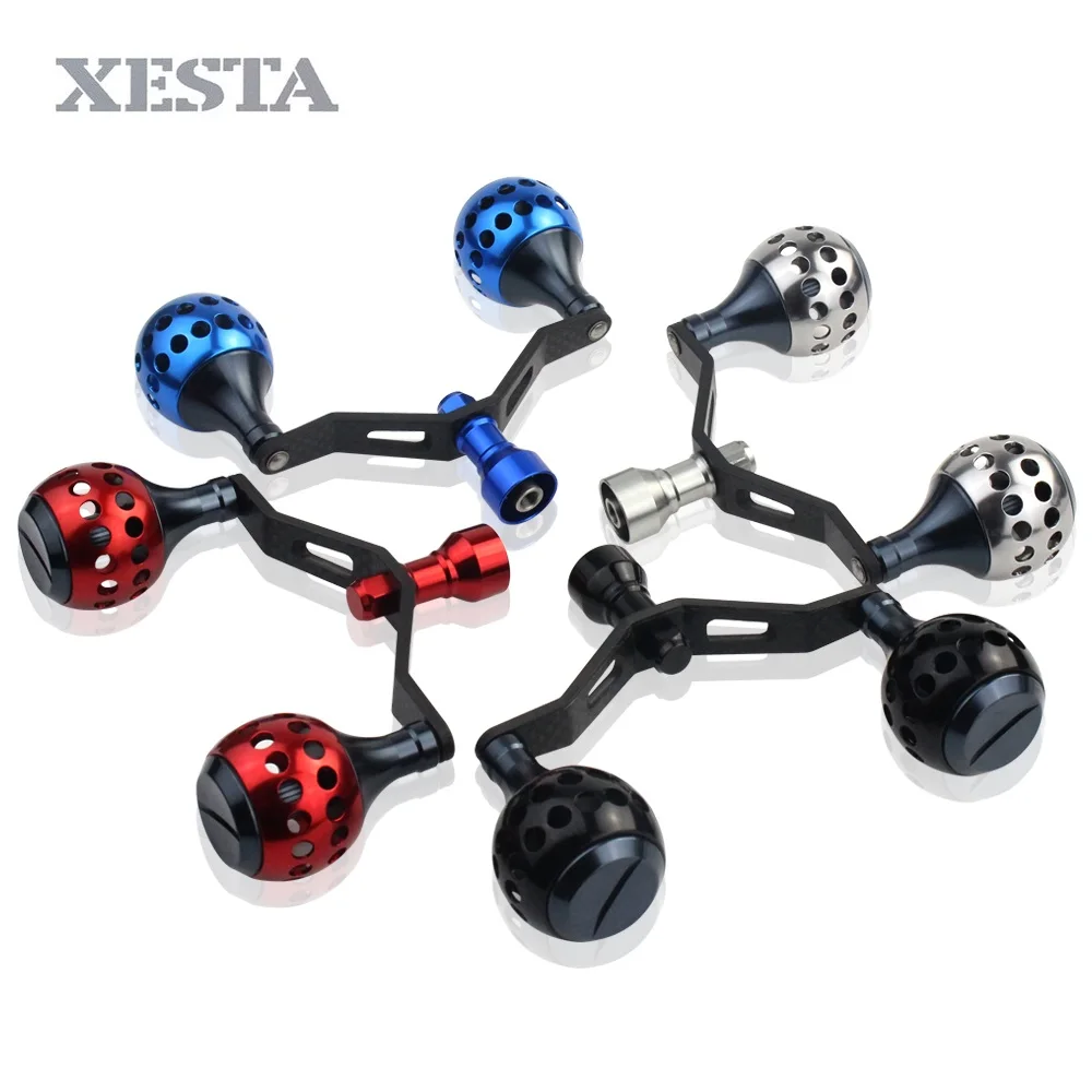 XESTA рыболовная ручка катушки Спиннинга подходит для daiwa двойная из сплава