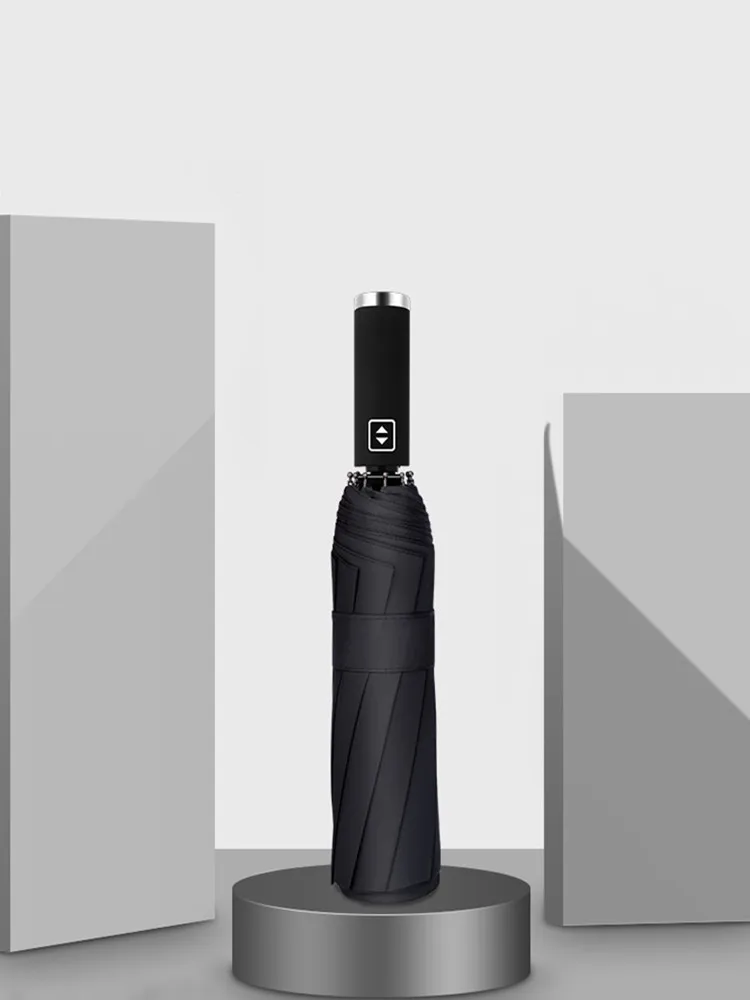 

Large Automatic Business Umbrellas Protection Ultraviolet Female Men 3 Bone Beach Parasol Mini Windproof Double Folding Umbrella