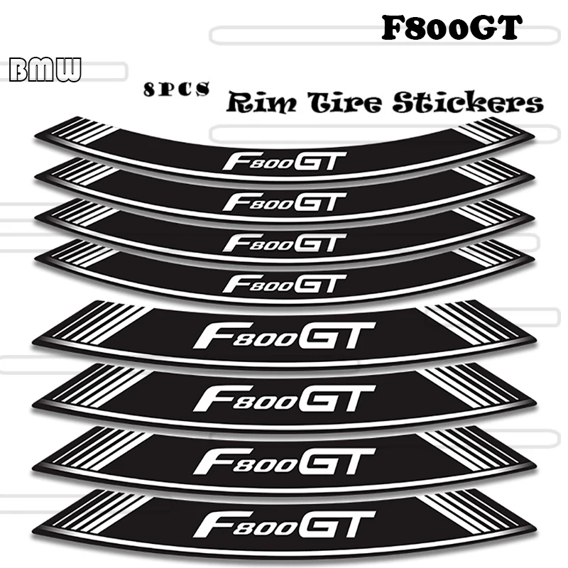 

Creative transformation motorcycle sticker accessories tire wheel reflective decorative decal for BMW F800GT f800 gt