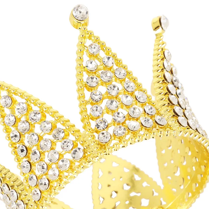 Принцесса горный хрусталь кристалл полный круг Круглая Корона Тиара головной