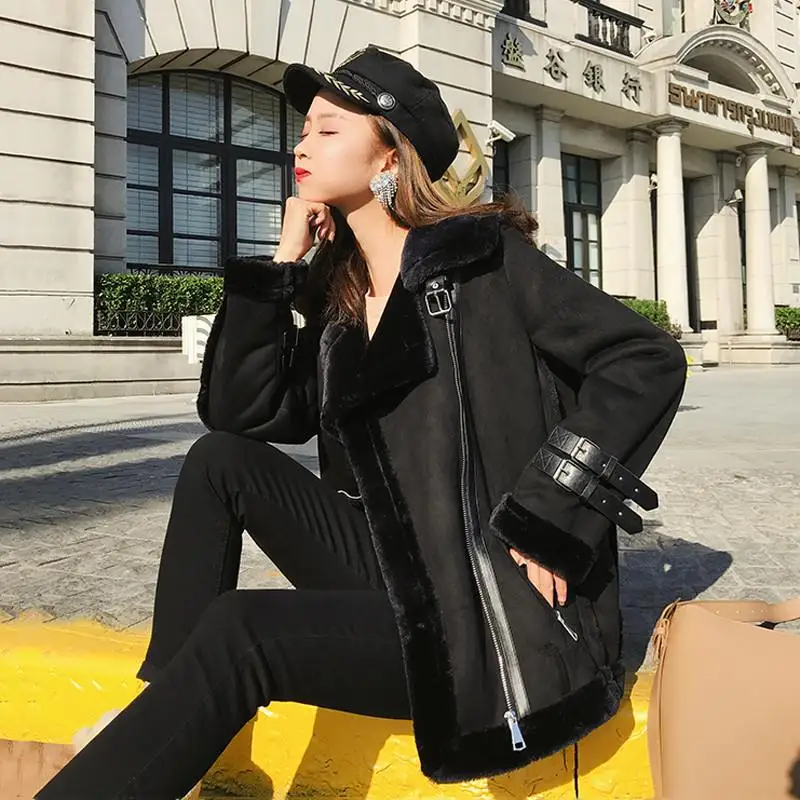 Ейстории новые женские ботинки сезон зима-осень кожаные куртки короткие иск из