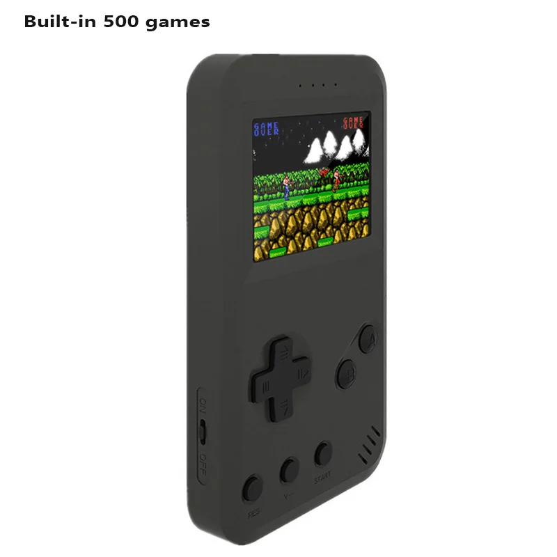 Функция Power Bank 500 игр в 1 портативная мини Ретро игровая консоль Ручной игровой