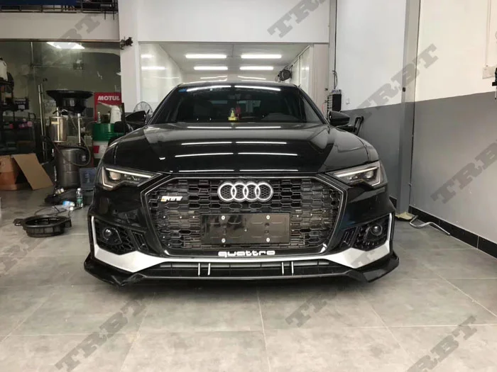 

Suit For 2019 Trbt Audi A6 Refitting Rs6 Large Surround Front Bar Middle Net Bumper S6 Rear Lip 2020