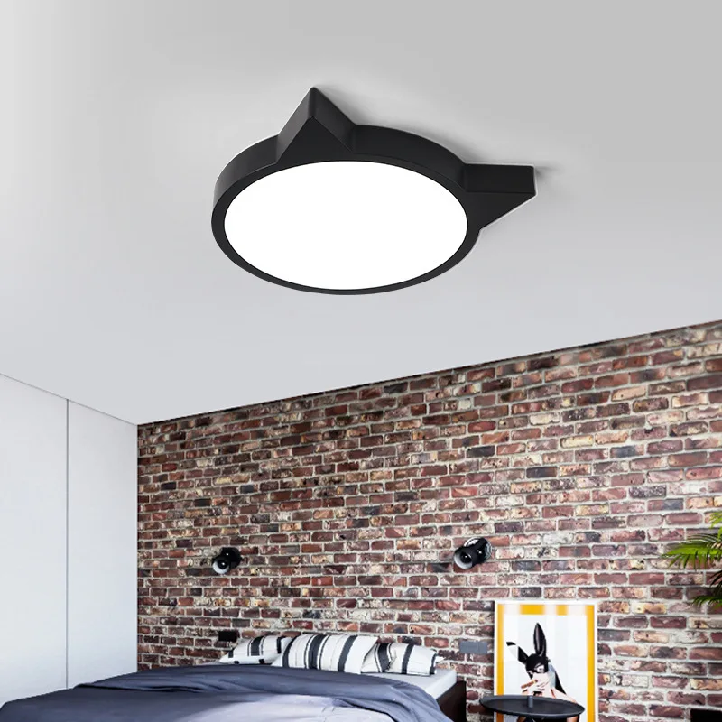 Nordic Oak Led Ceiling Lights Living Room Round Multicolor Alloy Lamp Bedroom Light Fixture 40cm | Лампы и освещение