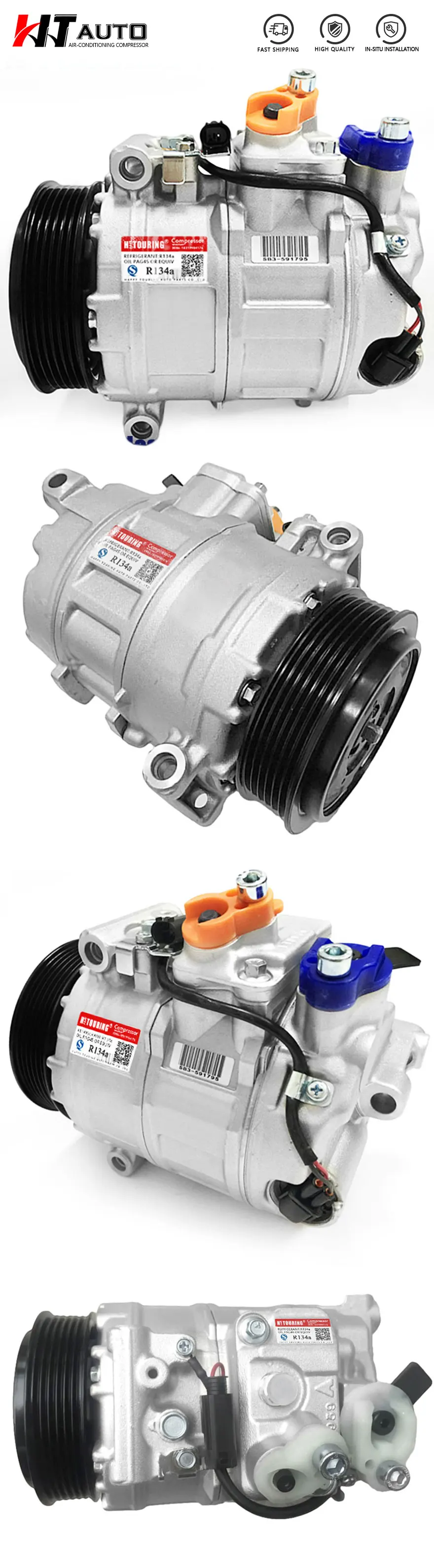 Авто AC компрессор для автомобиля Mercedes ML55 AMG ML500 ML350 ML320 0002309011 0002306511 0002308011 0002308111 0002308811 0002308511 6pk