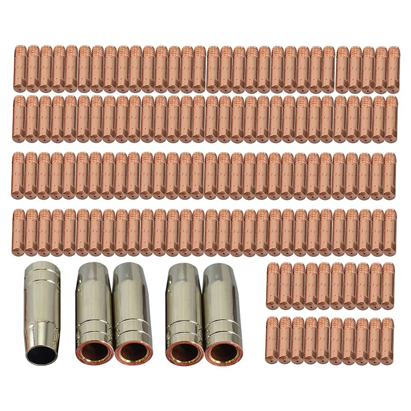

Contact Tip M6 25mm Conical Nozzle Fit MB 15AK MIG/ Welding Torch 145PCS