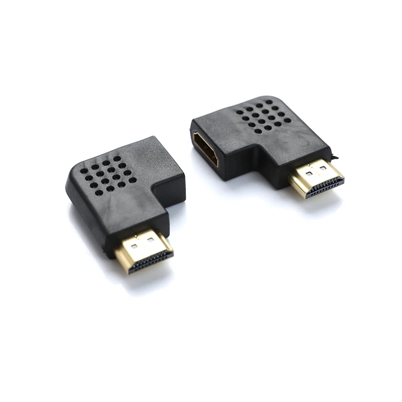 

Left & Right 90 180 Degree Angled HDMI Male to Female Adapter Connector Cable
