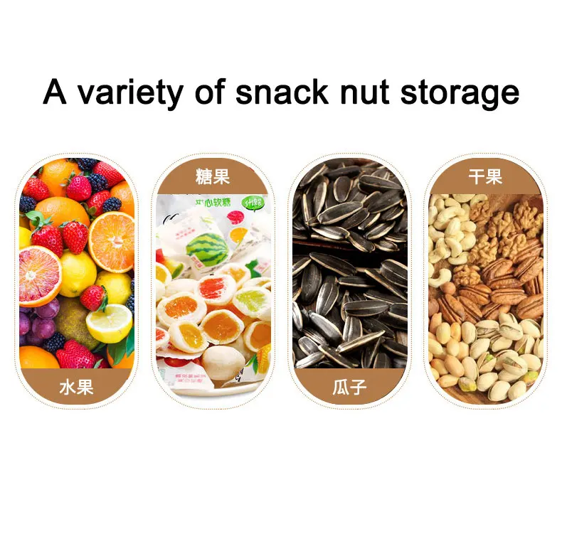 

Fashion Lotus Fruit Box Living Room Fruit Tray Transparent Press Type Snack Compartment Storage Box Snack Container