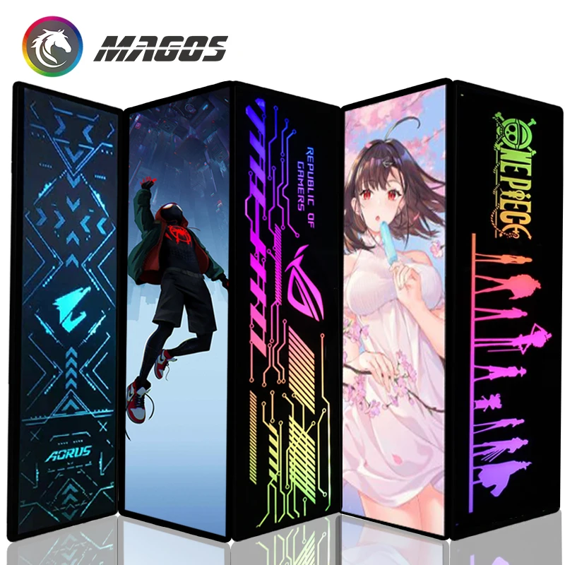 customized pc case side panel gpu backplane rgb faith light colorful rgb d rgb aura streamer backplate for casegraphics card free global shipping