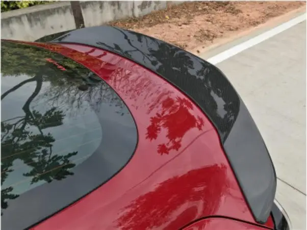 Новая модель 3 Реальные углеродного волокна спереди диффузор губа на задний