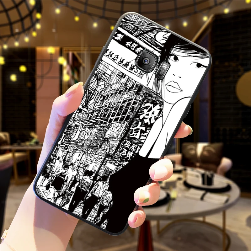 Alphabetical picture Soft Silicone Phone Case For Samsung Galaxy S8 S9 S10 Plus NOTE 8 9 M10 M20 M30 S6 S7 Edge Coque | Мобильные