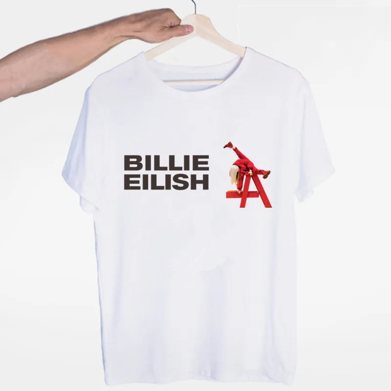 Billie Eilish уличная Футболка мужская s футболка Мягкая футболка Homme модная певица Harajuku рубашка Мужская/Женская - Цвет: A05-2