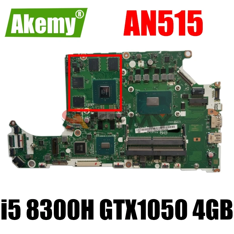 

Для ACER AN515-52 AN515 Материнская плата ноутбука DH5VF LA-F951P Процессор i5 8300H GPU GTX1050 4 Гб Тесты ок материнская плата