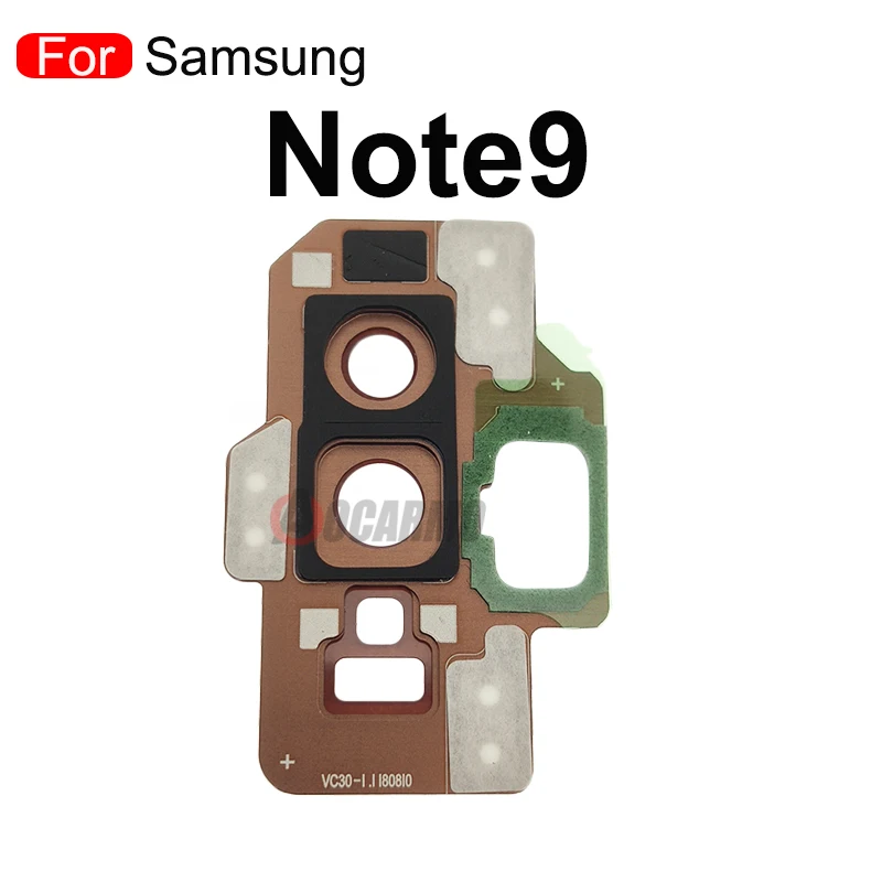 For Samsung Galaxy Note 8 9 Note8 Note9 Rear Camera Glass Lens With Back Cover Frame Holder and Sticker Replacement Part | Мобильные