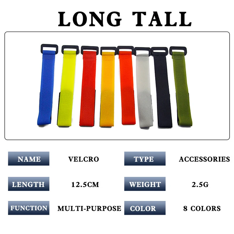 Высокое качество 10 шт. Удочка галстук держатель ремень застежка многоразовые