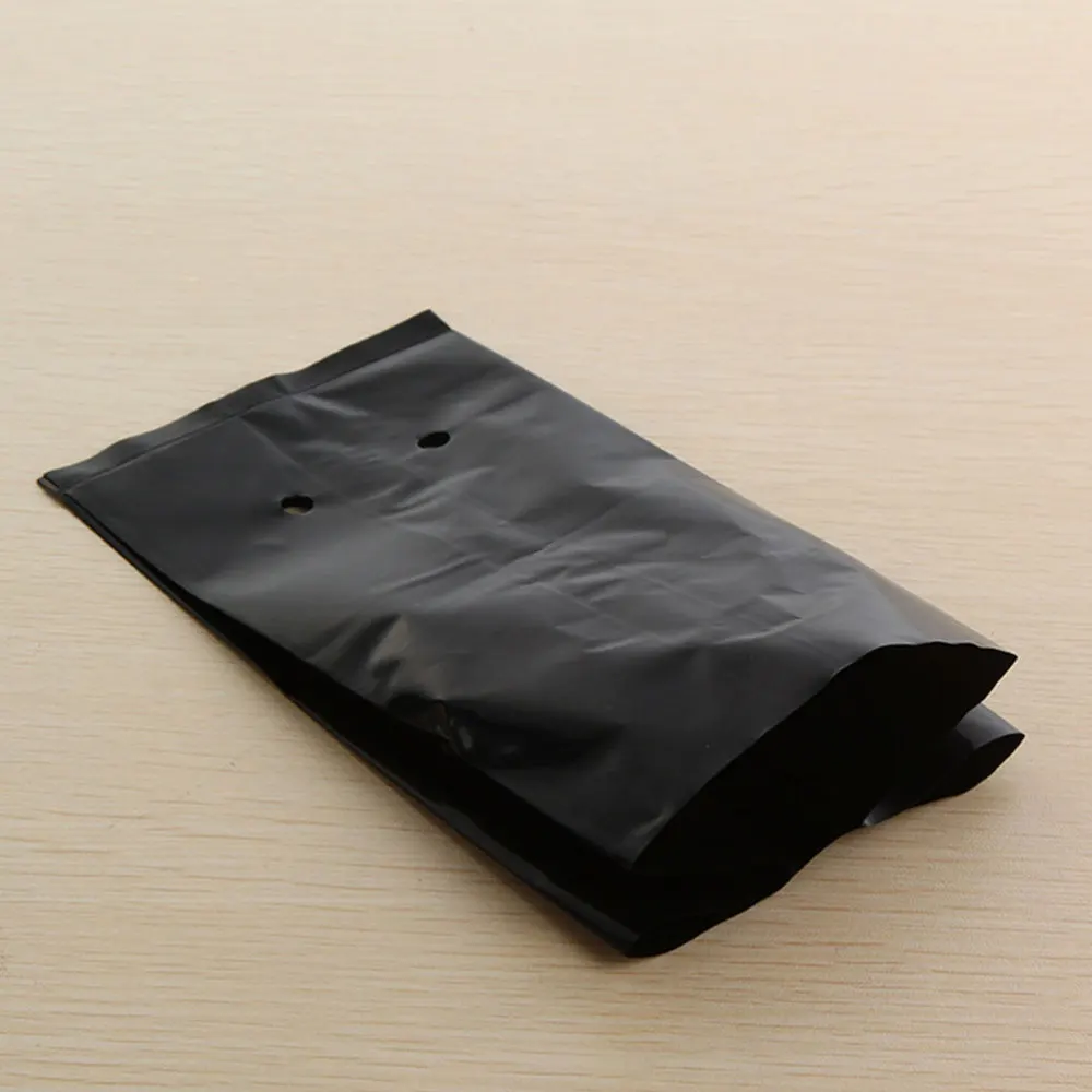

100 Pcs Thin PE Nursery Bags Plant Grow Bags Fabric Pots with Breathable Holes for Home Farming Gardening Suppl