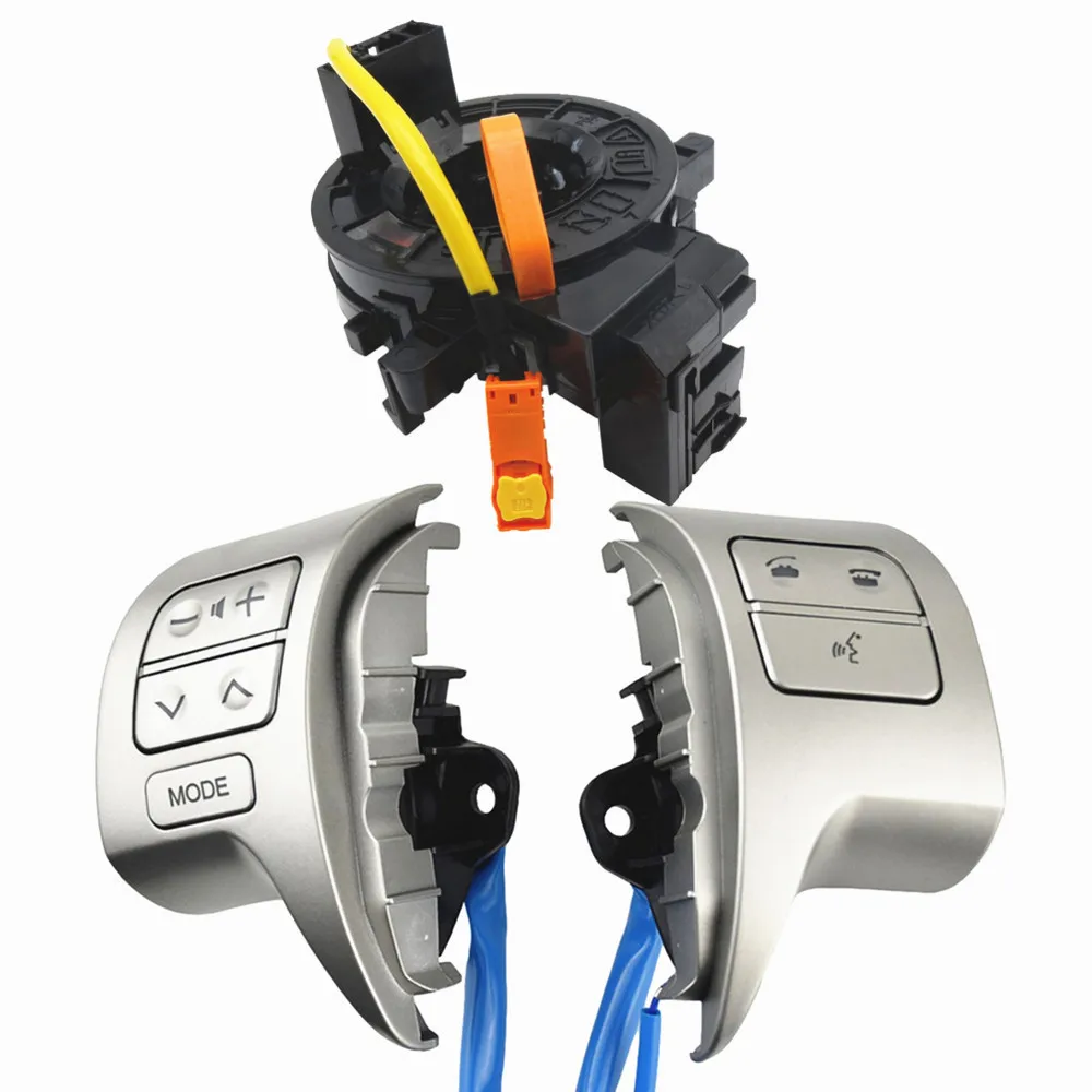 A-Button-Cable Высококачественное рулевое колесо bluetooth аудио переключатель управления 84250-02200 для Toyota Corolla ZRE15 2007-2010 - Цвет: A-Button-Cable