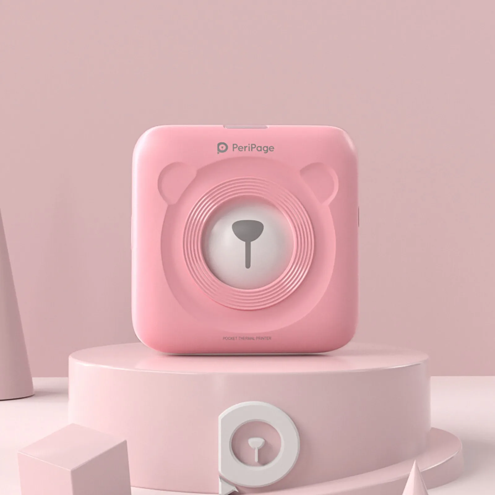 Новый продукт периферийный Bluetooth-принтер + 4 рулона печатной бумаги USB-кабель для