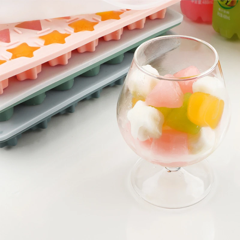 DIY 21 сотовый силиконовая форма льда летнее милое Гибкая кубика для питья виски