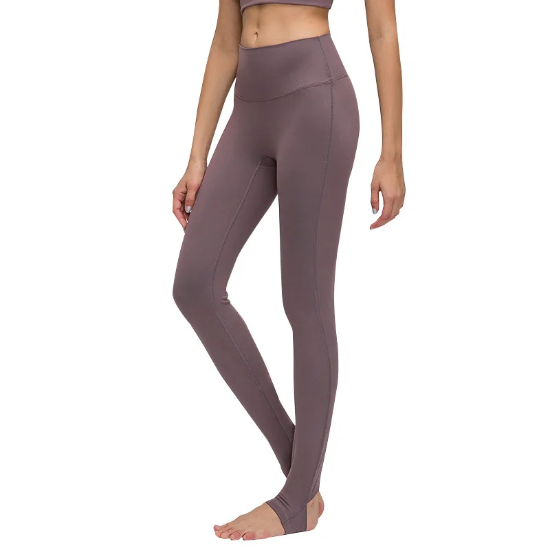 

New ladies no-waist high-waist hip fitness pants dance sports foot pants leggings sport women fitness gym leggings