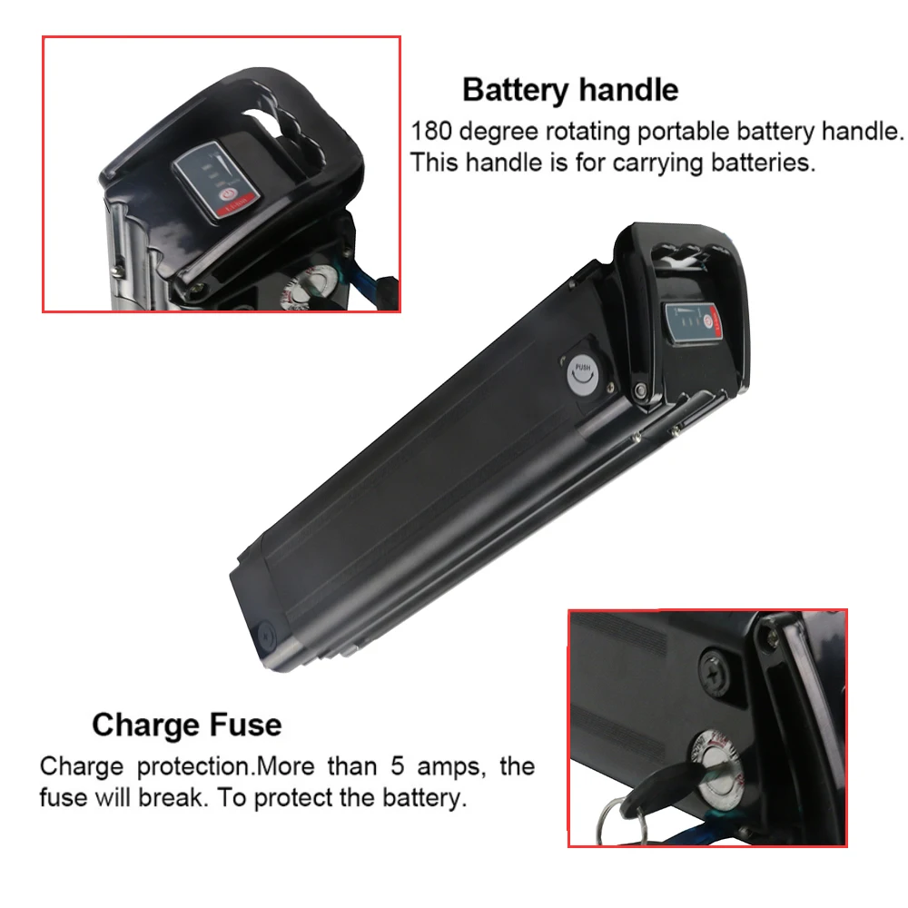 Silverfish Battery Kit 36V 48V 15Ah 20Ah Seat Tube Ebike Pack Lithium ion Batteries For MiFa CMACEWHEEL KS26 Y20 GW20 | Спорт и